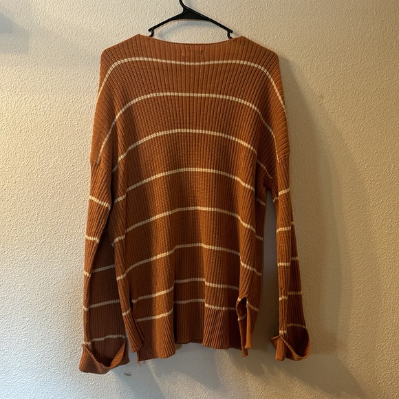 Promesa striped neck sweater size large - Picture 5 of 5